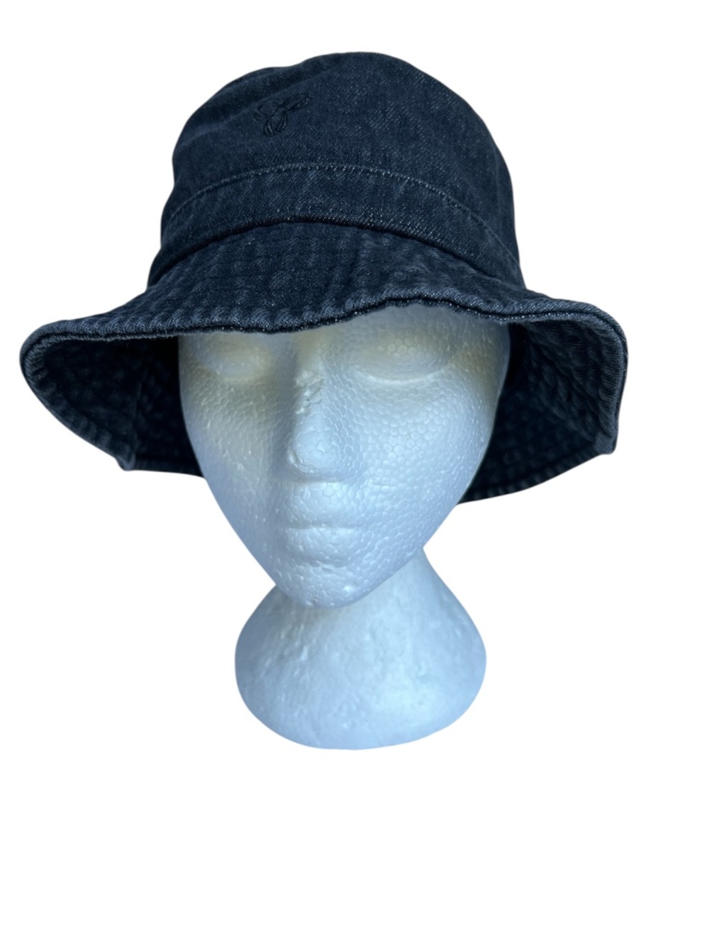 TNA Bucket Hat Size XS/S Black 100% Cotton Denim New NWT